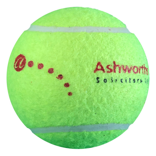 Custom Printed Tennis Ball Recreational 7cm - Image 2