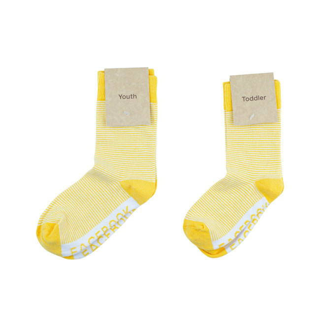 Custom Printed Premium Organic Kids Crew Socks - Image 1