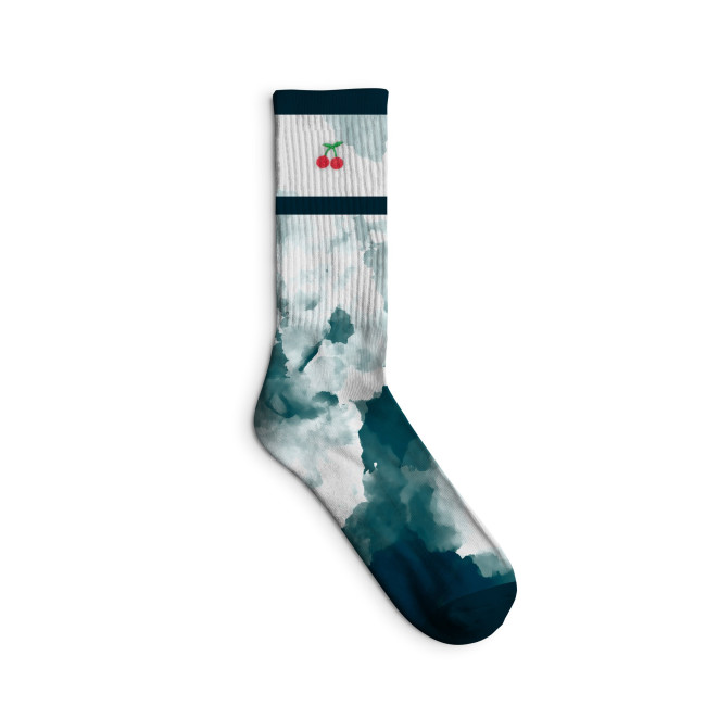 Custom Printed Tie dyed Premium Sports Crew Socks Socks