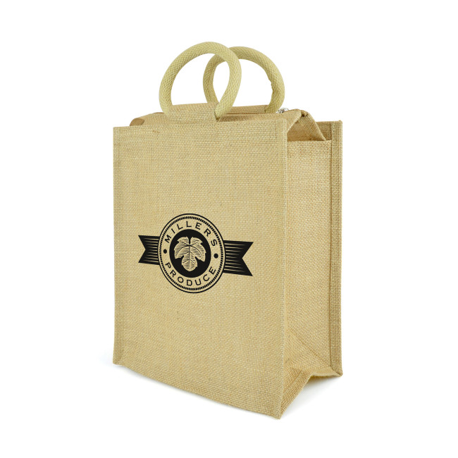 Custom Printed Jute Lunch Bag