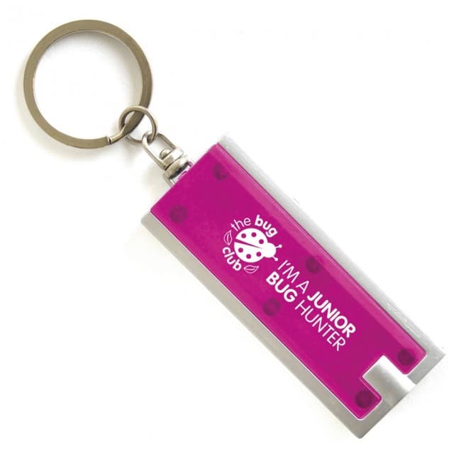 Custom Printed Dhaka LED Torch Keyring - Image 3