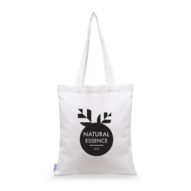 Custom Printed Budget 5oz Recycled Cotton Shopper - Image 1