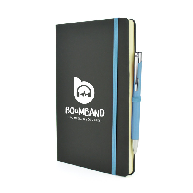 Custom Printed A5 Mole Mate Black Notebook - Image 9