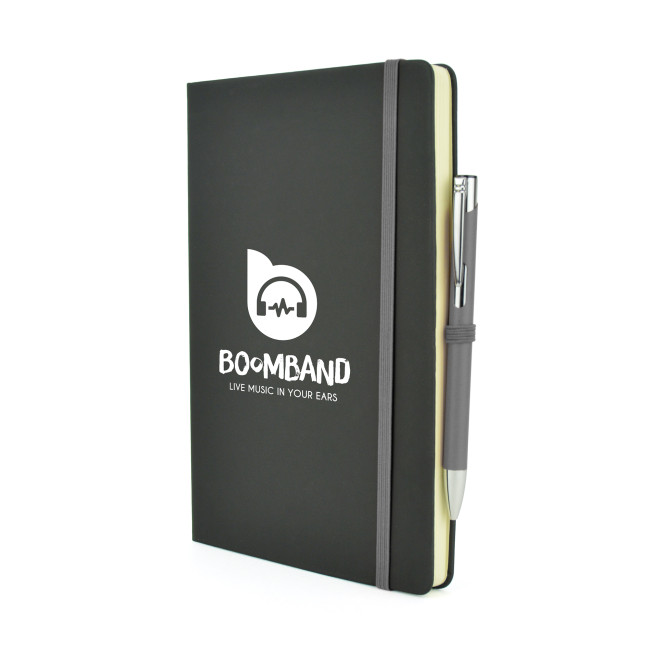 Custom Printed A5 Mole Mate Black Notebook - Image 7