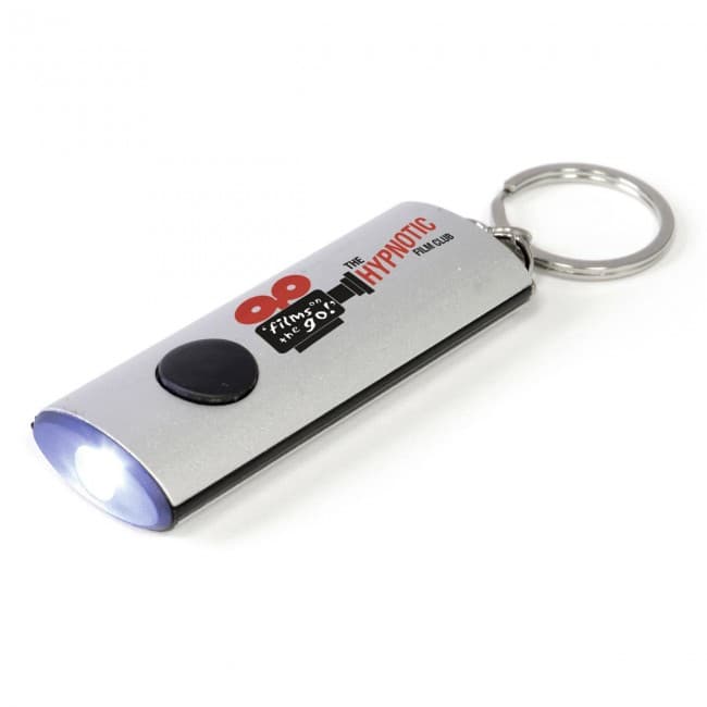 Custom Printed Oval LED Keyring