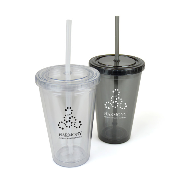 Custom Printed Arena Plastic Printed Tumbler 500ml - Image 1