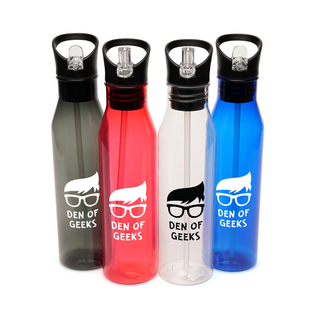 Custom Printed Cloud Plastic Drinks Bottle 800ml - Image 1