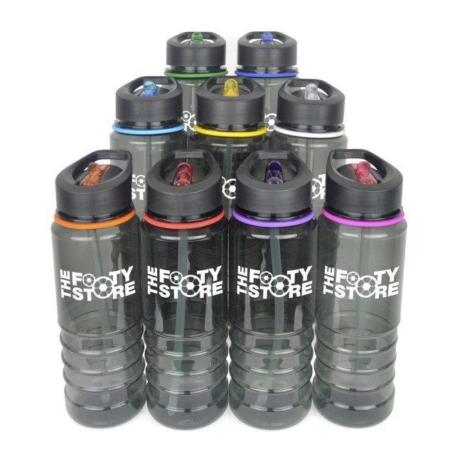 Custom Printed Tarn Smoked Sports Bottle 750ml - Image 1