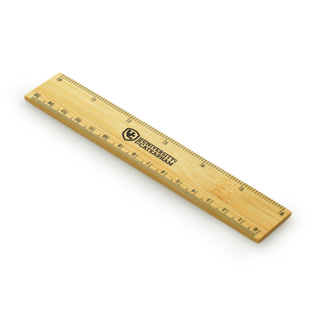 Custom Printed Natural Bamboo Ruler