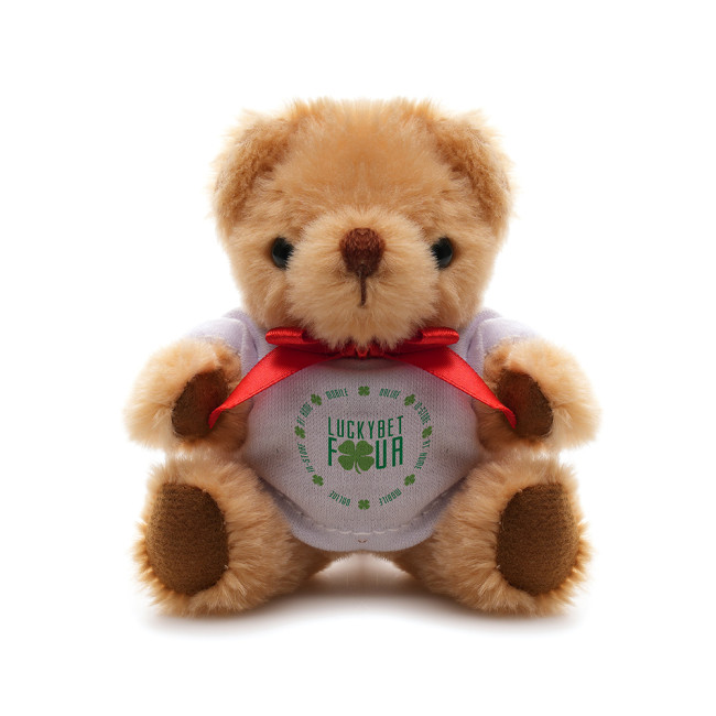 Custom Printed Small Jointed Teddy