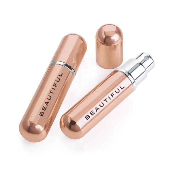 Custom Printed Rose Gold Coloured Perfume Atomiser