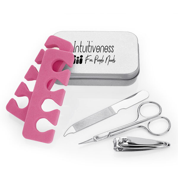 Custom Printed 5 Piece Manicure Set in a Tin