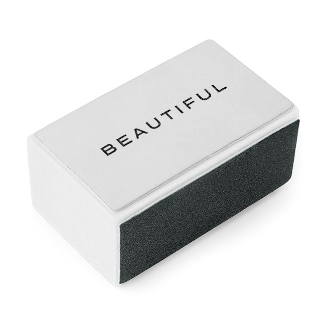 Custom Printed White Nail Block/Buffer