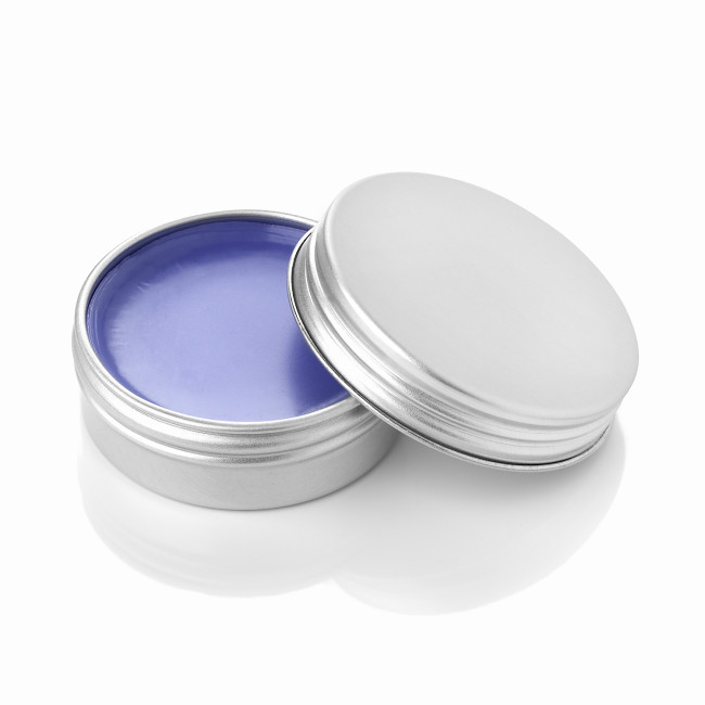 Custom Printed Blackcurrant Lip Balm with a Twist on Lid 10ml