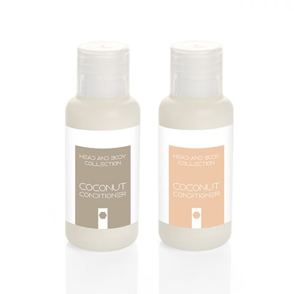 Custom Printed Coconut Conditioner in a PCR Bottle 50ml