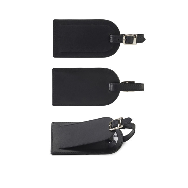 Custom Printed SandRingham Nappa Leather Luggage Tag