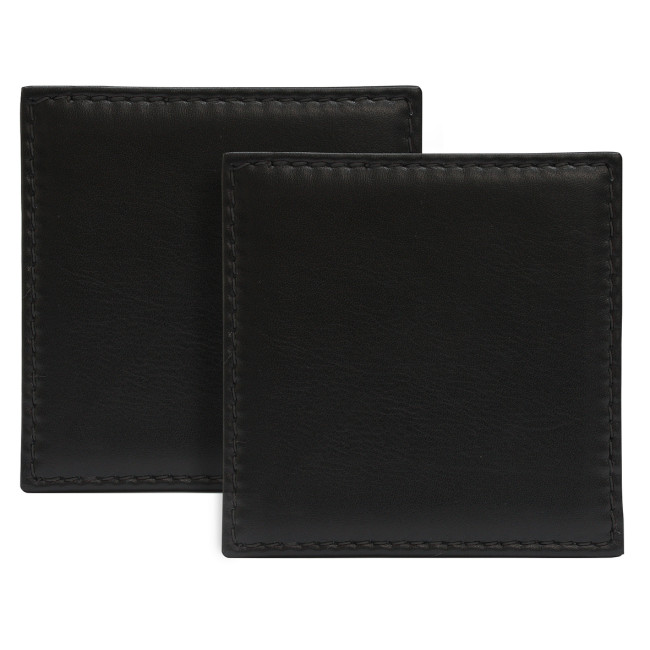 Custom Printed SandRingham Nappa Leather Square Coaster