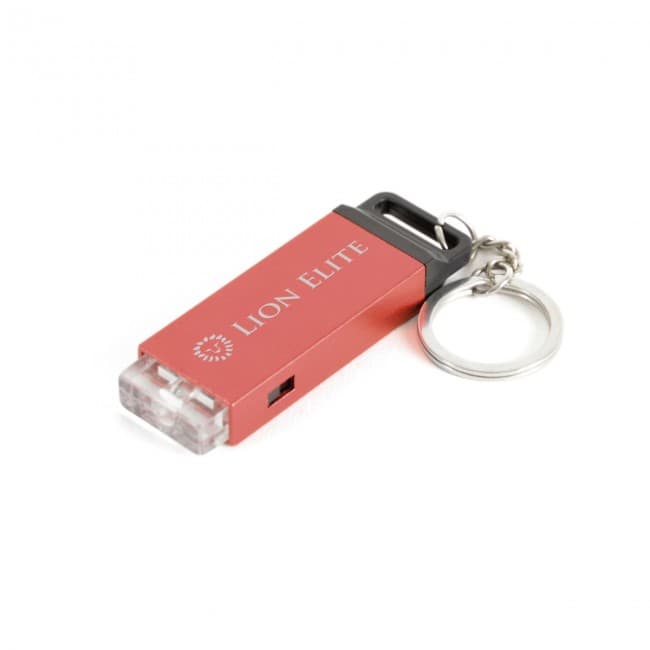 Custom Printed Haxby Aluminium Torch Keyring - Image 1