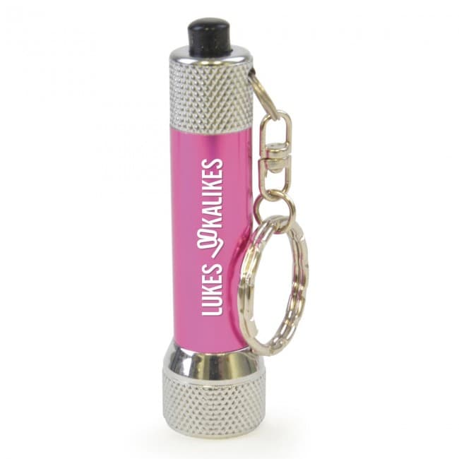 Custom Printed LED Metal Torch Keyring - Image 4