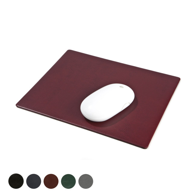 Custom Printed Hampton Leather Mouse Mat - Image 1