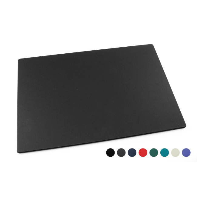 Custom Printed Recycled ELeather Large Desk or Table Mat - Image 1