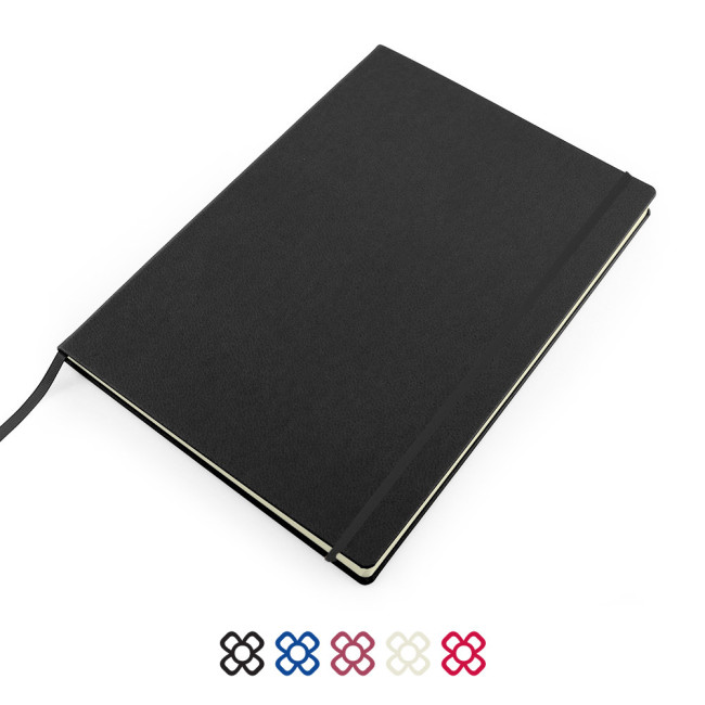 Custom Printed Mix & Match A4 Recycled Como Casebound Notebook - Image 1