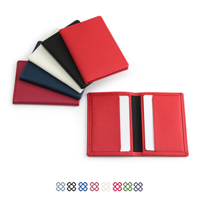 Custom Printed Credit Card Case In a choice of 5 Colours In Recycled Como