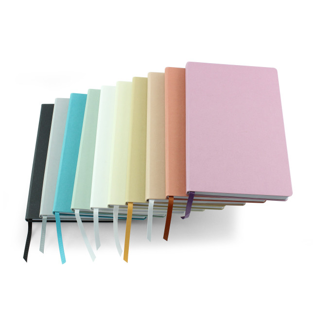 Custom Printed Cafeco Recycled A5 Casebound Notebook - Image 2