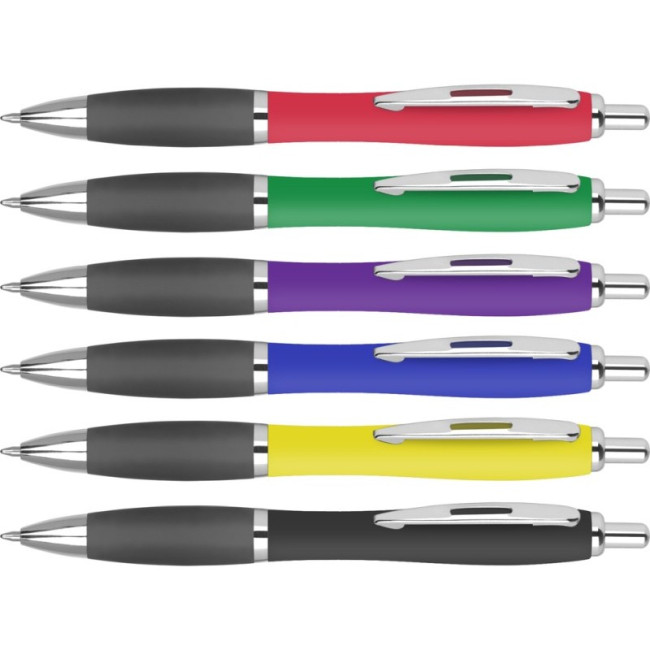 Custom Printed Contour Digital Softfeel Ballpen