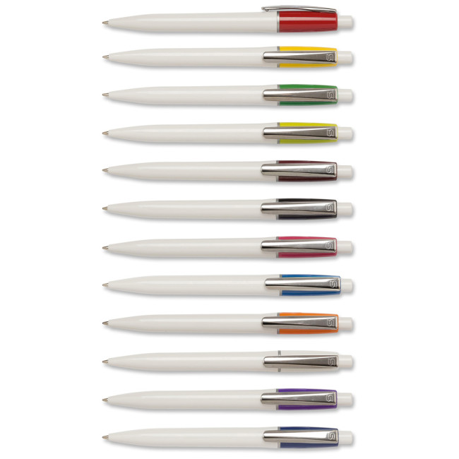 Custom Printed Semyr Colour Plastic Ballpen