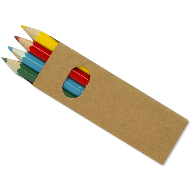 Custom Printed Colourworld Half Length Pencils Box 4