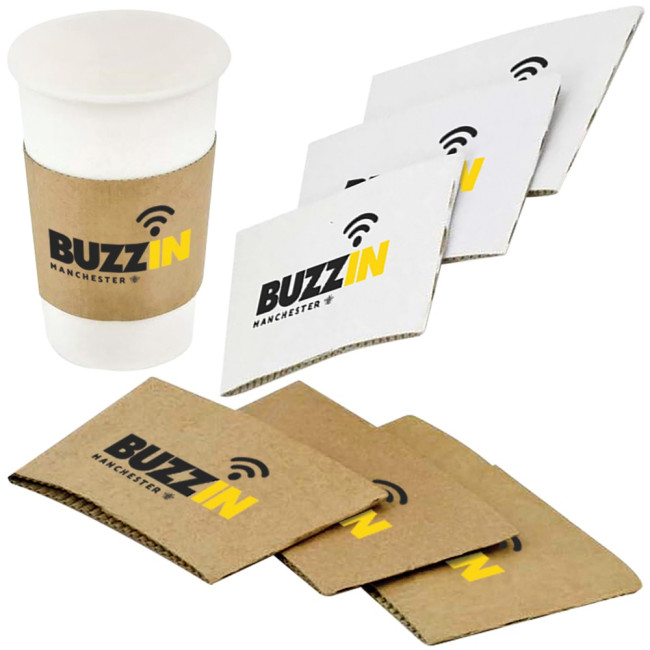 Custom Printed Solid Paper Cup Sleeve 360-480ml