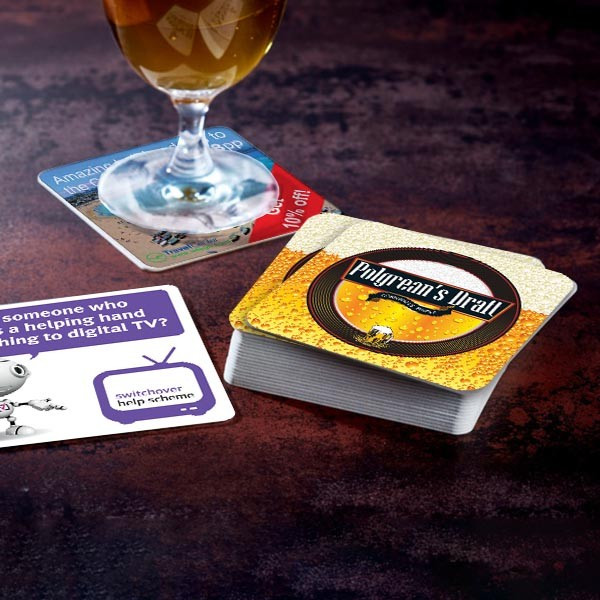 Custom Printed Square Premium Beer Mat