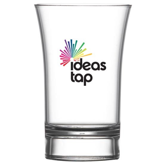 Custom Printed Reusable Plastic Shot Glass 65ml