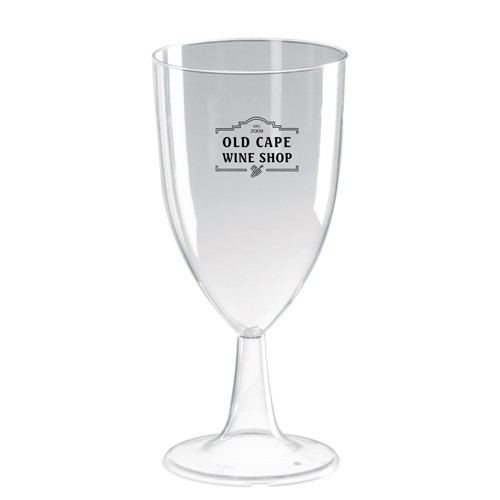 Custom Printed Disposable Wine Glass 215ml