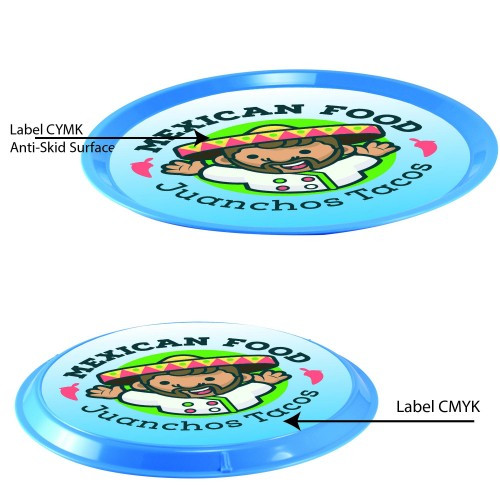 Custom Printed Round Tray 38cm