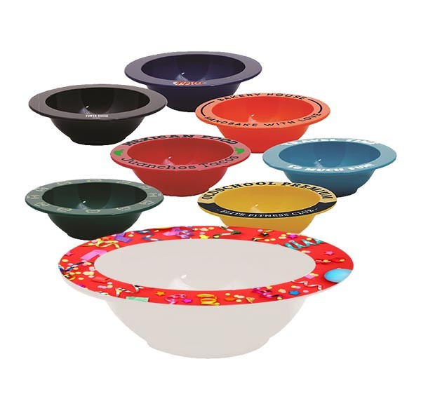 Custom Printed Reusable Plastic Bowl