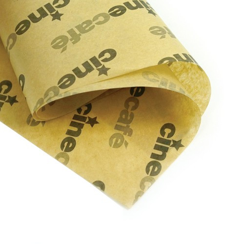 Custom Printed Brown Greaseproof Paper