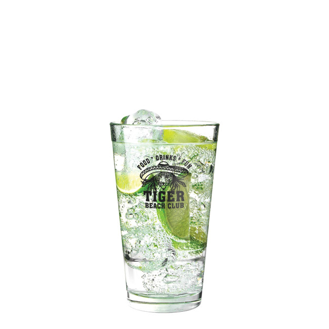 Custom Printed Stack Up Hiball Glass 290ml