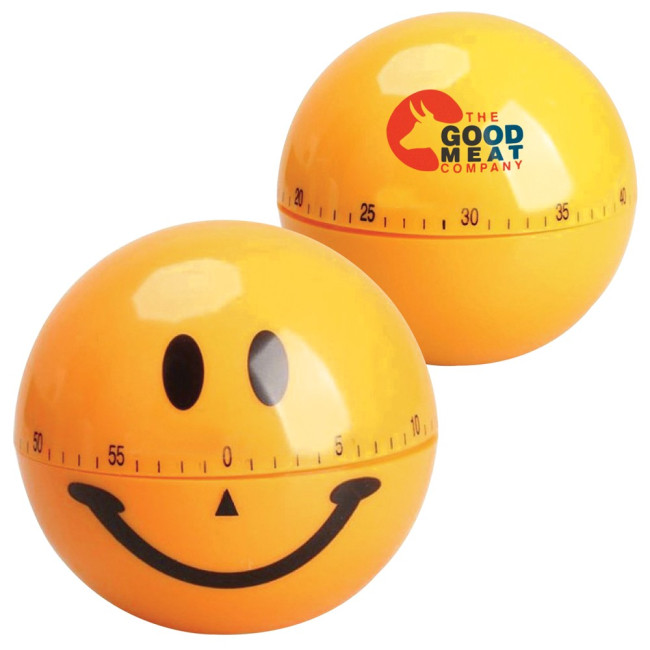 Custom Printed Smiley Cooking Timer