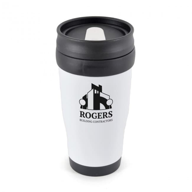 Custom Printed Polo Plastic Tumbler 400ml - Image 1