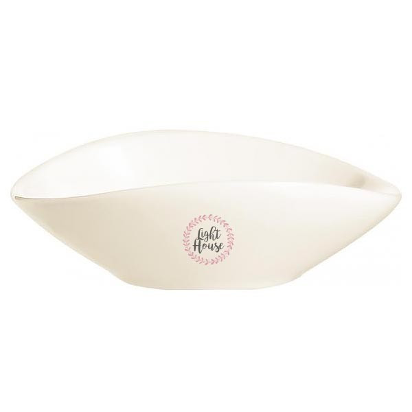 Custom Printed Appetiser Oval Bowl 90mm