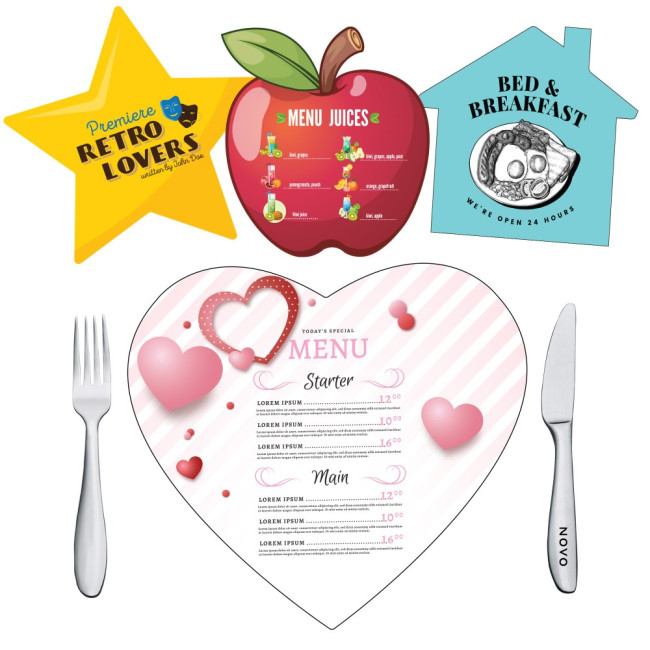 Custom Printed Custom Shape Placemat