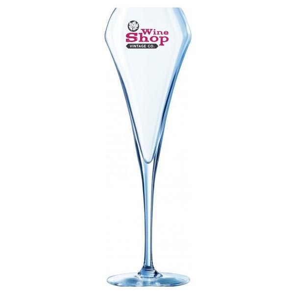 Custom Printed Open Up Flute Champagne Glass 200ml