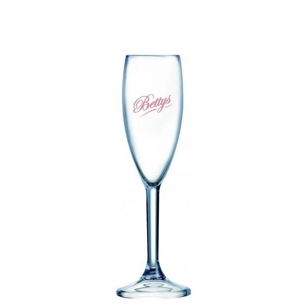 Custom Printed Outdoor Perfect Flute Champagne Glass 150ml