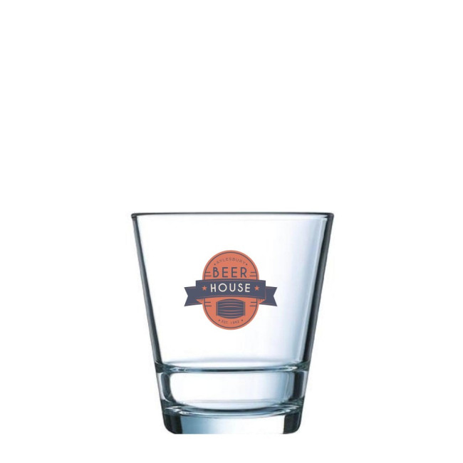 Custom Printed Stack Up Hiball Drinks Glass 270ml