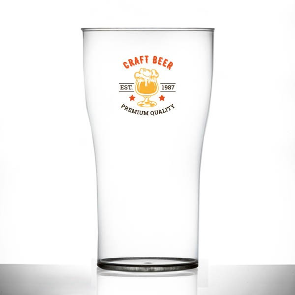 Custom Printed Elite Tulip 2 Pint Cup 1.1L