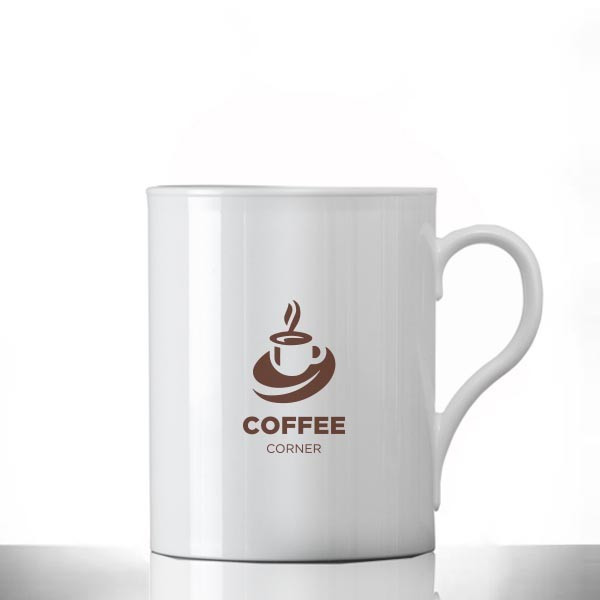 Custom Printed White Elite Mug 455ml