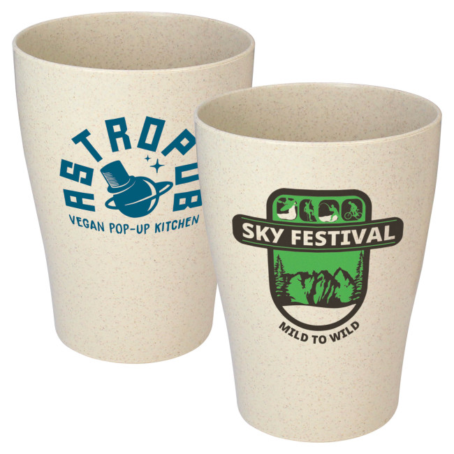 Custom Printed Eco Rice Cups 400ml