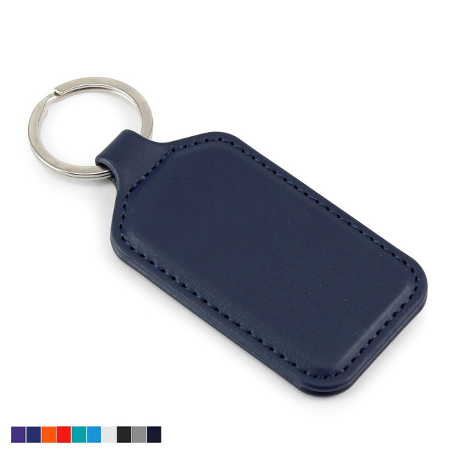 Custom Printed Porto Recycled Rectangular Key Fob